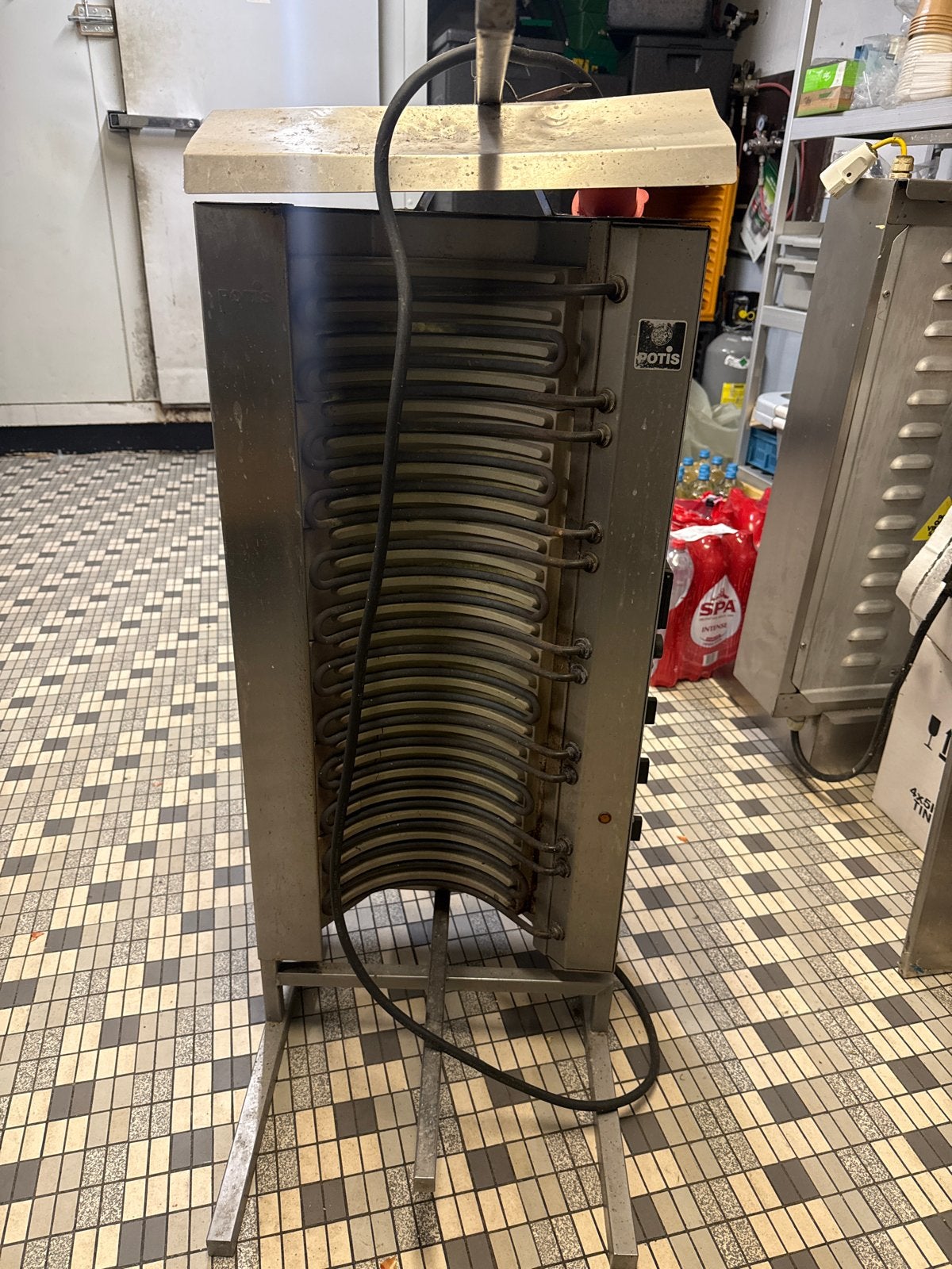 Döner Gyros Grill E3-S | Elektrisch | 50kg vlees | 700mm hoo, Ophalen, Gebruikt