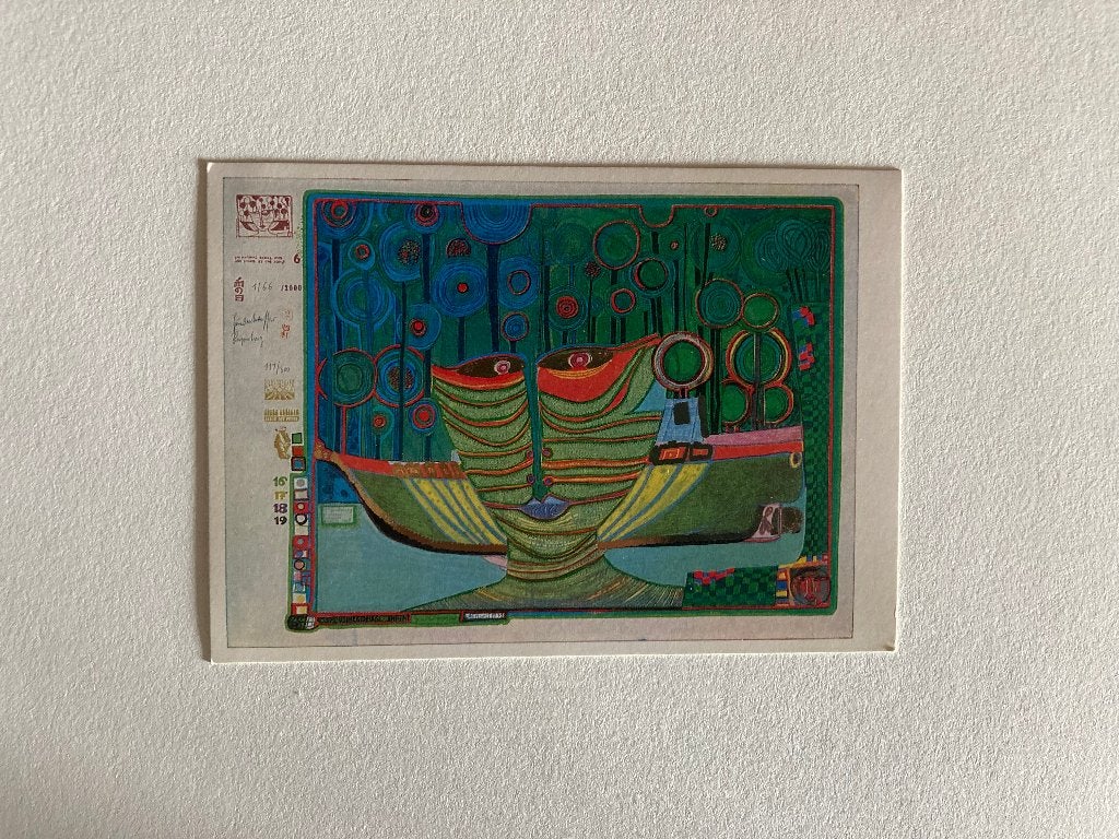kunstkaarten, Ophalen of Verzenden, 1980 tot heden, Gelopen, Overige thema's
