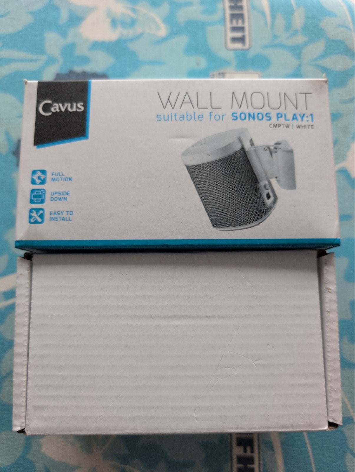 2x Cavus muurbeugel voor Sonos Play:1 (wit)