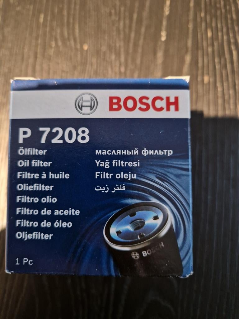 Bosch P 7208 Oliefilter - Nieuw in doos, Ophalen, Nieuw
