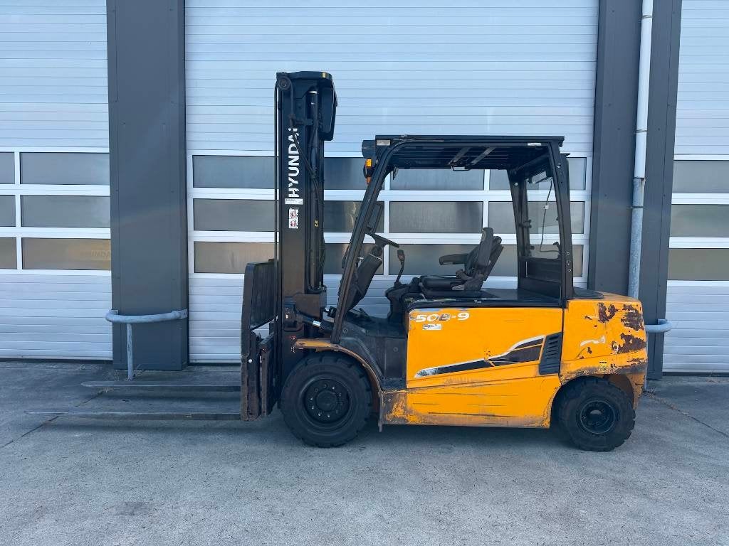 Hyundai 5000kg elektrische heftruck forklift 5ton duplex e, Zakelijke goederen, Machines en Bouw | Heftrucks en Intern transport