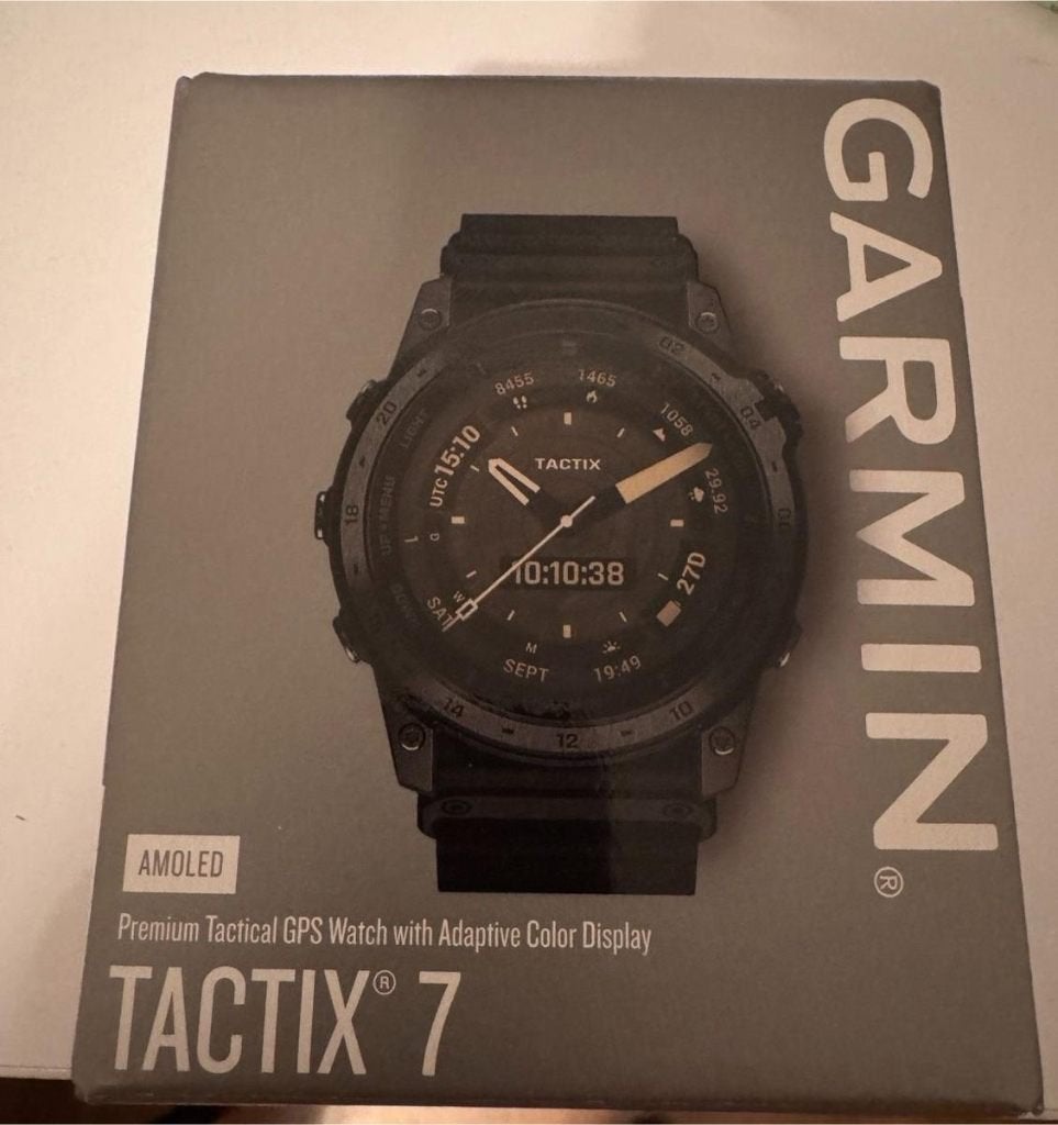 Garmin Tactix 7 Amoled sporthorloge, Sieraden, Tassen en Uiterlijk, Sporthorloges, Ophalen of Verzenden, Nieuw, Zwart, Android