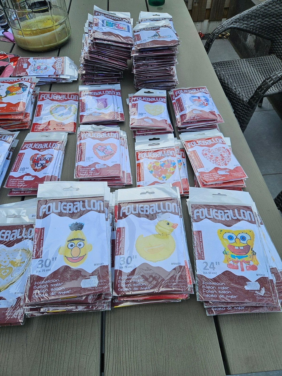 Nieuwe Diverse Folieballonnen - Feest, Verjaardag, Liefde, Ophalen of Verzenden, Nieuw, Versiering, Verjaardag