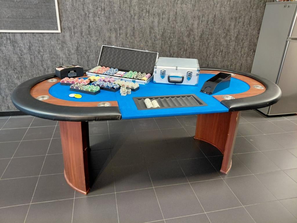 Pokertafel te huur - incl accessoires, Vijf spelers of meer, Ophalen of Verzenden, Gebruikt, Poker