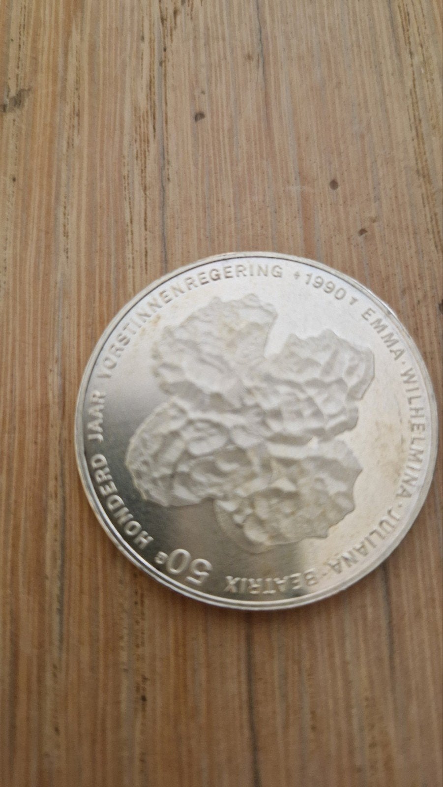 Hfl.50 muntstuk te koop, Ophalen, Koningin Beatrix, 50 gulden, Zilver
