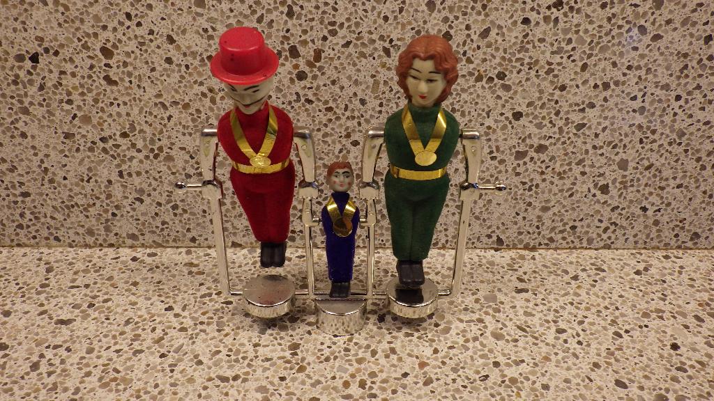 vintage circus gymnastisch figuurtjes, Ophalen of Verzenden, Overige typen