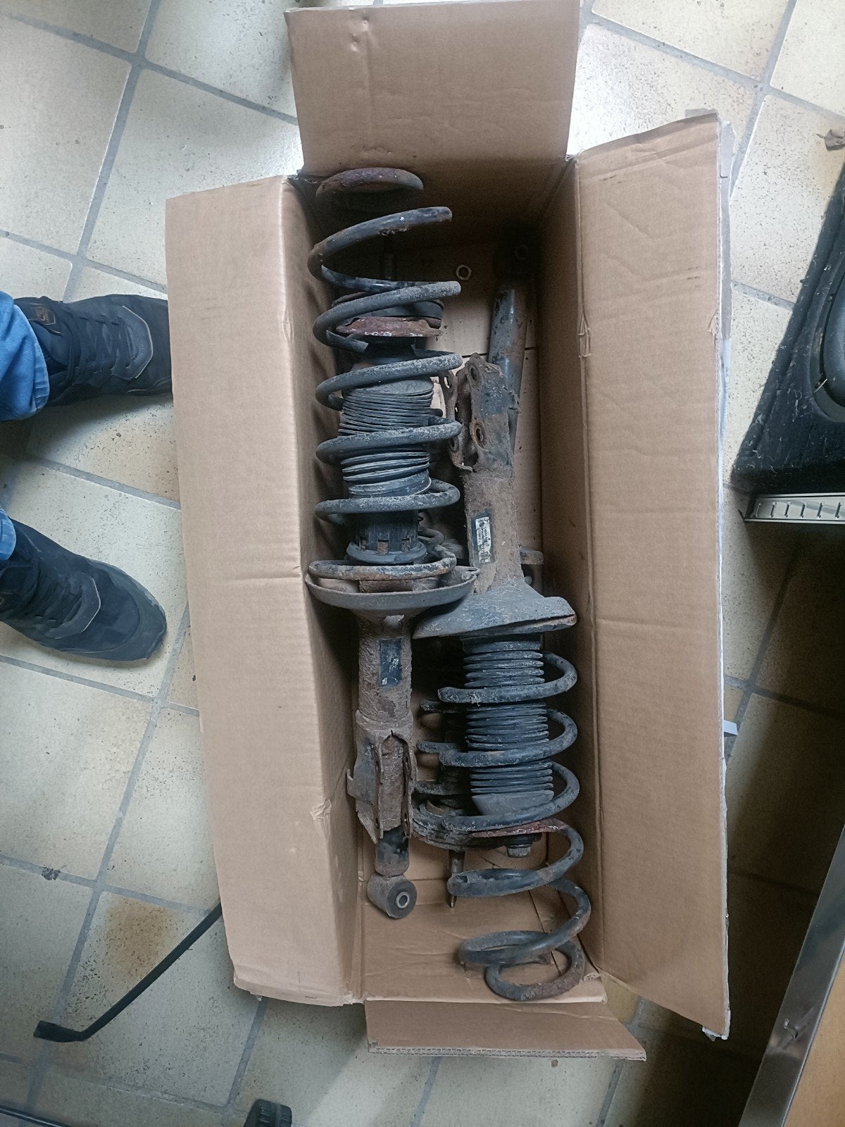 Schokbrekers golf mk3, Ophalen