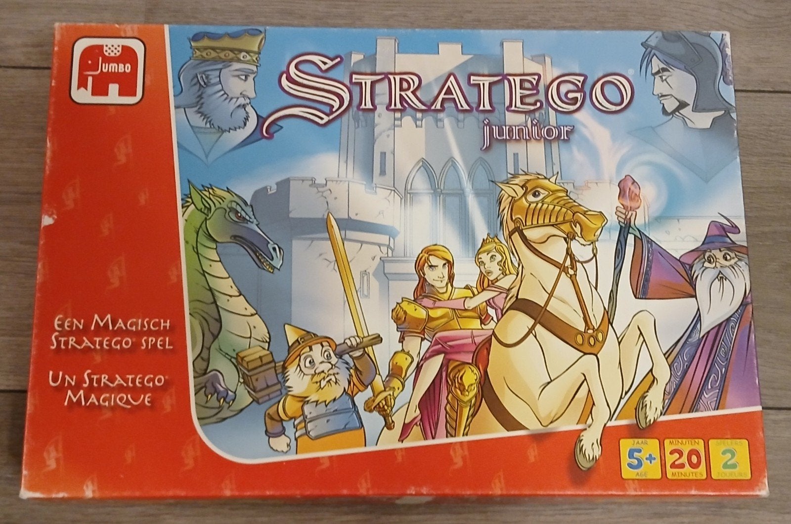 Stratego Junior, Hobby en Vrije tijd, Gezelschapsspellen | Bordspellen, Een of twee spelers, Ophalen of Verzenden, Gebruikt, Jumbo