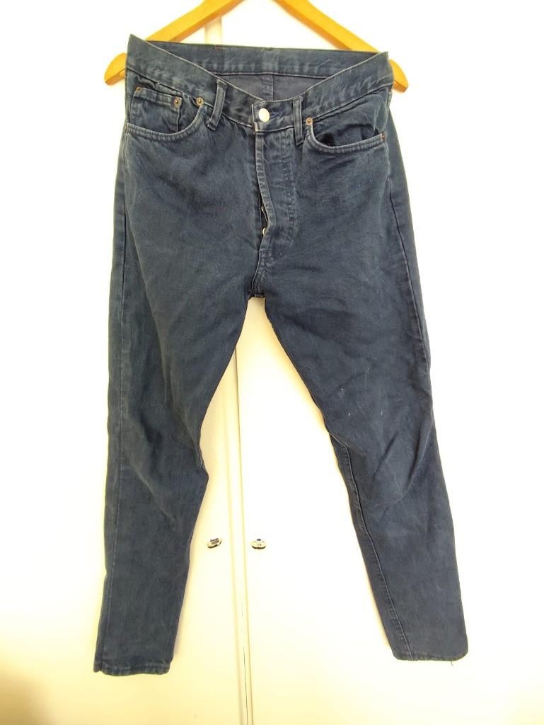 Levi Strauss donkerblauwe damesspijkerbroek W:32 L:36, Blauw, Overige jeansmaten, Ophalen of Verzenden, Levi’s