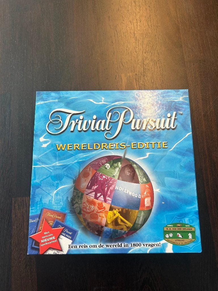 Trivial Pursuit wereldreis editie, Ophalen of Verzenden, Zo goed als nieuw, Parker
