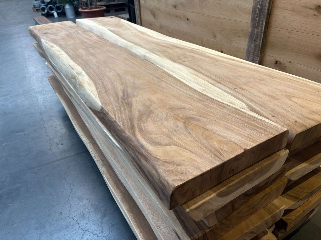 Suar plank massief hout 250cm – 7cm dik boomstamplank, Hout@hameren.nl, Hertog van beijerenstraat 2a, Nieuw, Ophalen of Verzenden