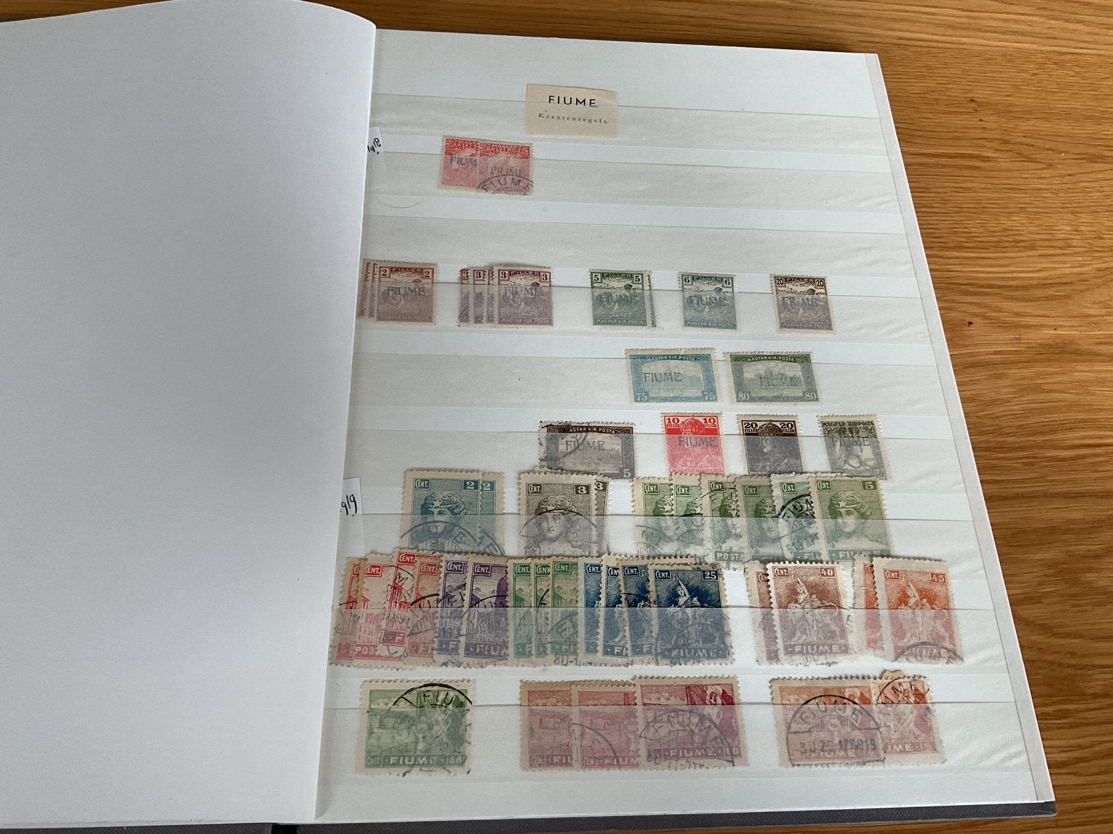 Stockboek Fiume, Ophalen of Verzenden, Buitenland