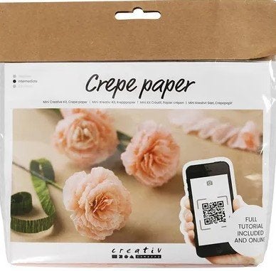 Mini hobbyset crêpepapier Anjers Crêpe-verhouding 180%, ., Nieuw, Ophalen of Verzenden, Papier of Karton