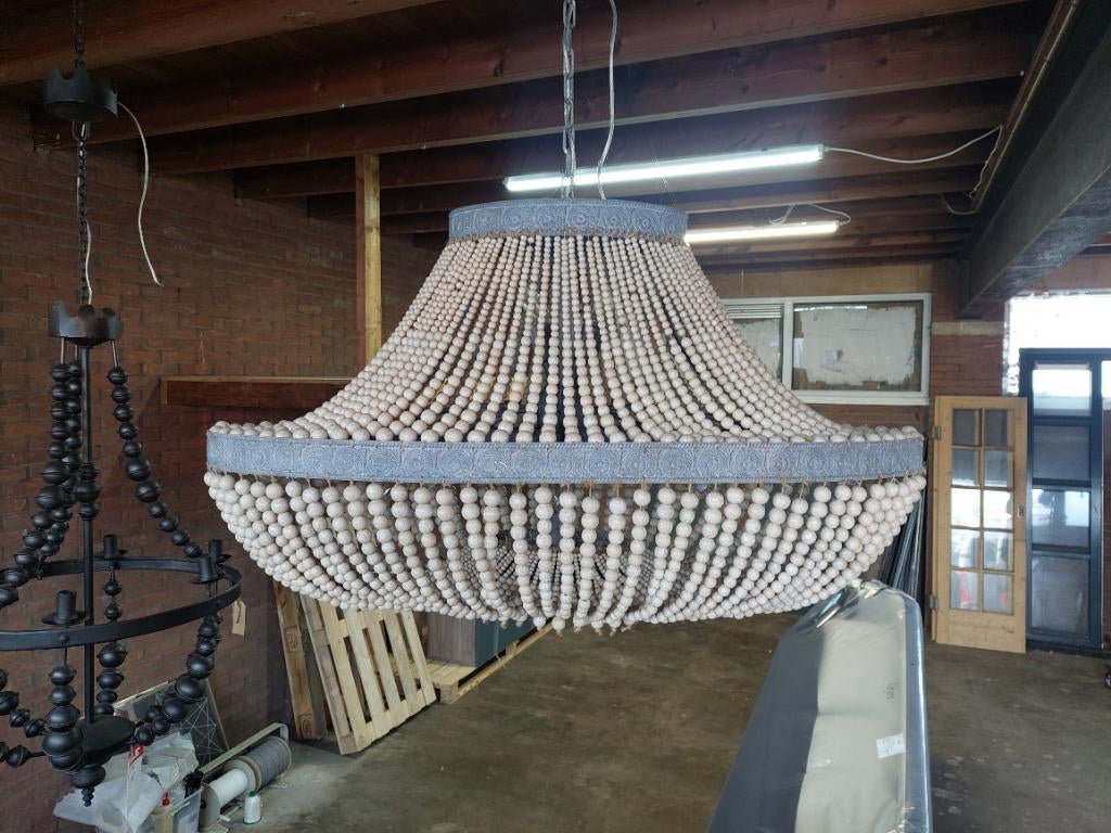 Lamp, Huis en Inrichting, Ophalen, Zo goed als nieuw, Hout, Minder dan 50 cm