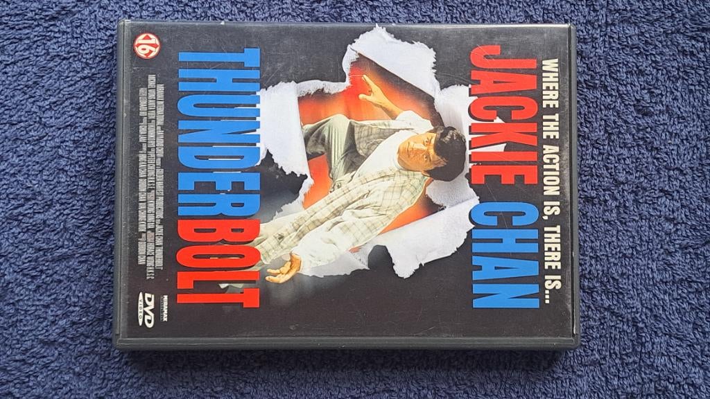 Thunderbolt "Jackie Chan", Cd's en Dvd's, Vanaf 12 jaar, Ophalen of Verzenden, Zo goed als nieuw