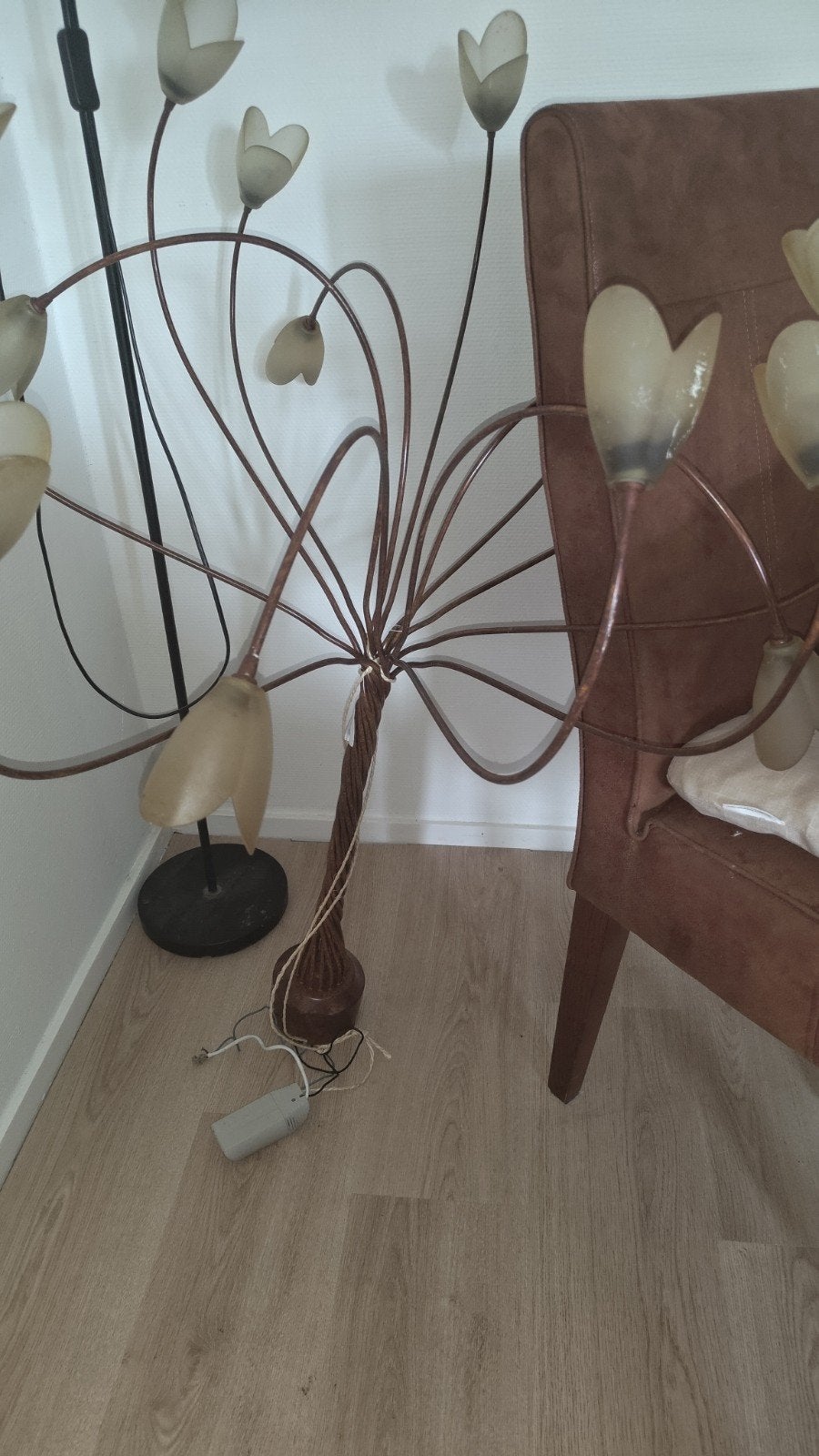 zeer mooie exclusieve lamp, led, metaal, Ophalen