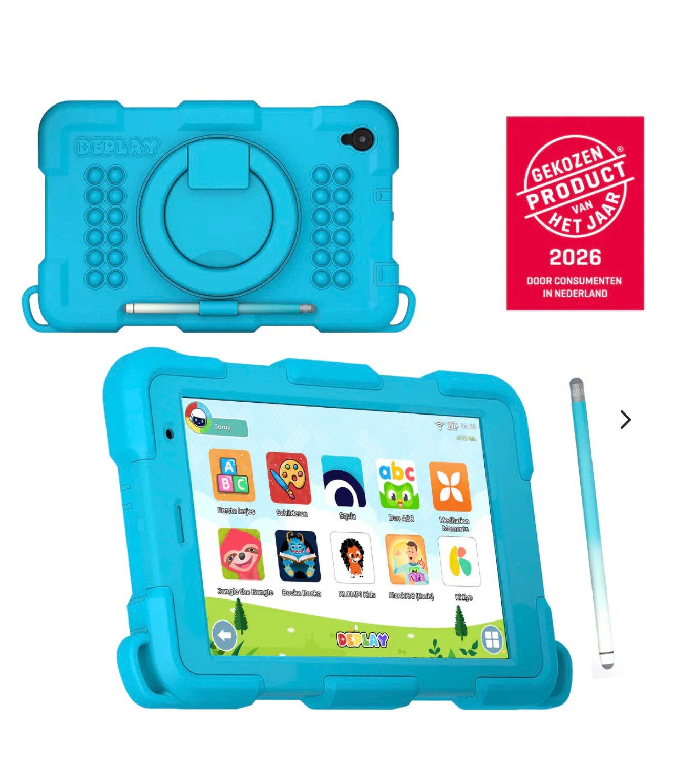 Deplay kindertablet, Computers en Software, Gebruikt, 8 inch, Ophalen of Verzenden, 64 GB
