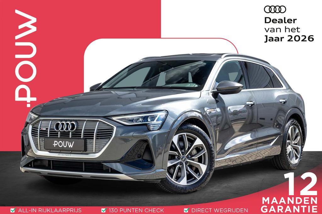 Audi e-tron 50 313pk quattro S edition 71 kWh | SoH 95% | Pa, Auto's, Automaat, Zwart, Vierwielaandrijving, SUV of Terreinwagen