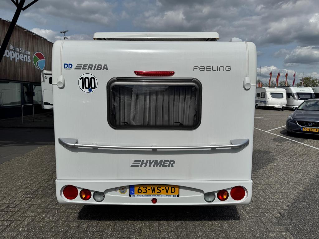 Eriba Feeling 470 2018 MOVER + LUIFEL!!!, Caravans en Kamperen, Caravans, Bedrijf, Treinzit, Tot en met 3, 5 tot 6 meter
