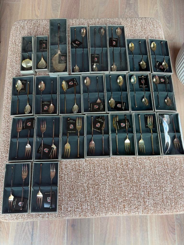 Zilver gebaksvorkjes, koffie lepels, dessertlepels en meer, Antiek en Kunst, Ophalen of Verzenden
