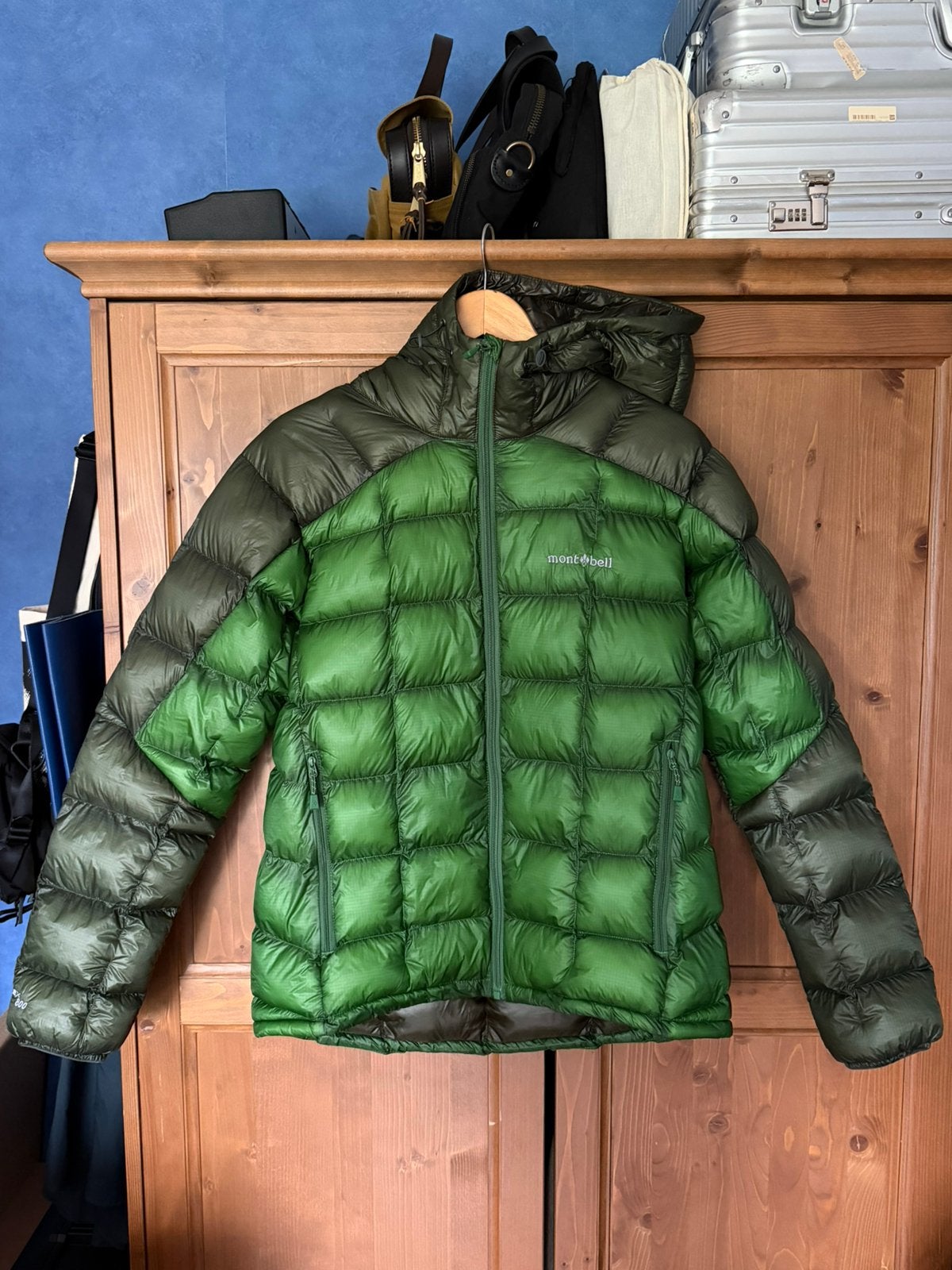 Nieuw Montbell EX 800 Down Puffer Jacket Jas Maat Small, Ophalen of Verzenden, Zo goed als nieuw, Maat 46 (S) of kleiner, Groen