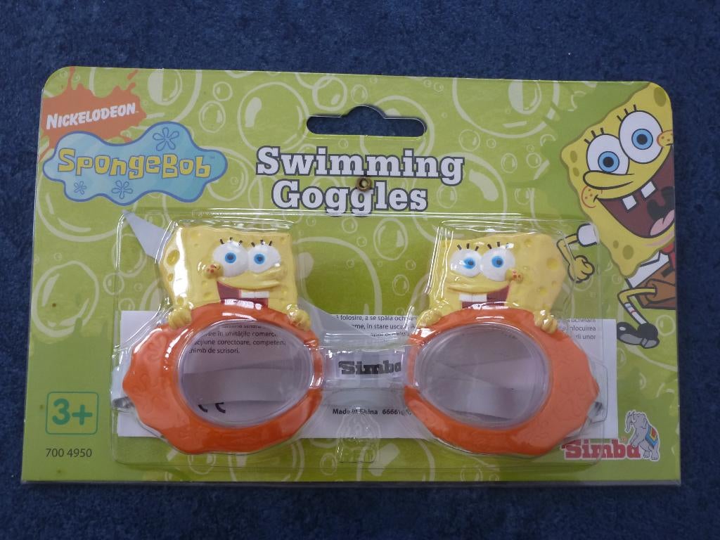 NIEUW orgineel zwembrilletje SPONGEBOB, Ophalen of Verzenden, Nieuw