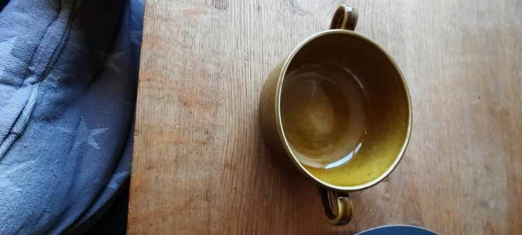 Soepkom Mosa Maastricht, Ophalen of Verzenden, Zo goed als nieuw, Porselein, Kop en/of schotel