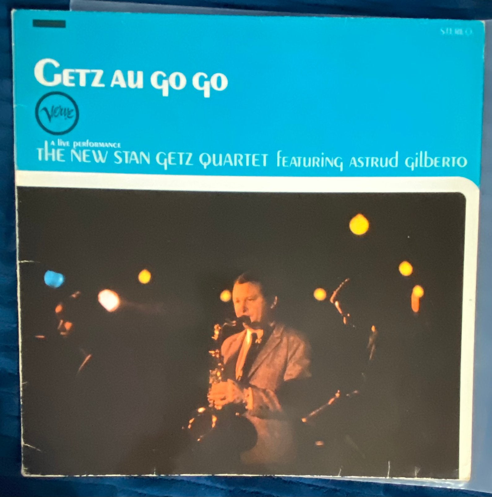 Astrud Gilberto Stan Getz Quartet Getz Au Go Go, LP, Gebruikt, Inclusief binnenhoes, Ophalen of Verzenden