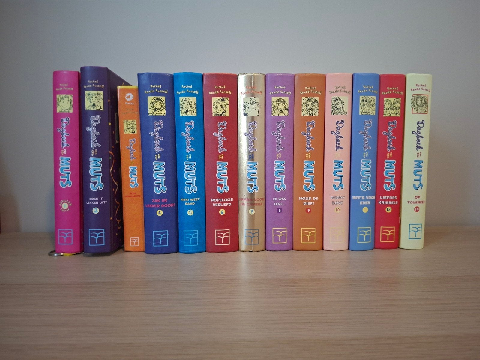 Dagboek van een Muts boekenreeks (13 delen), Ophalen of Verzenden, Gelezen, Rachel Renée Russell, Fictie
