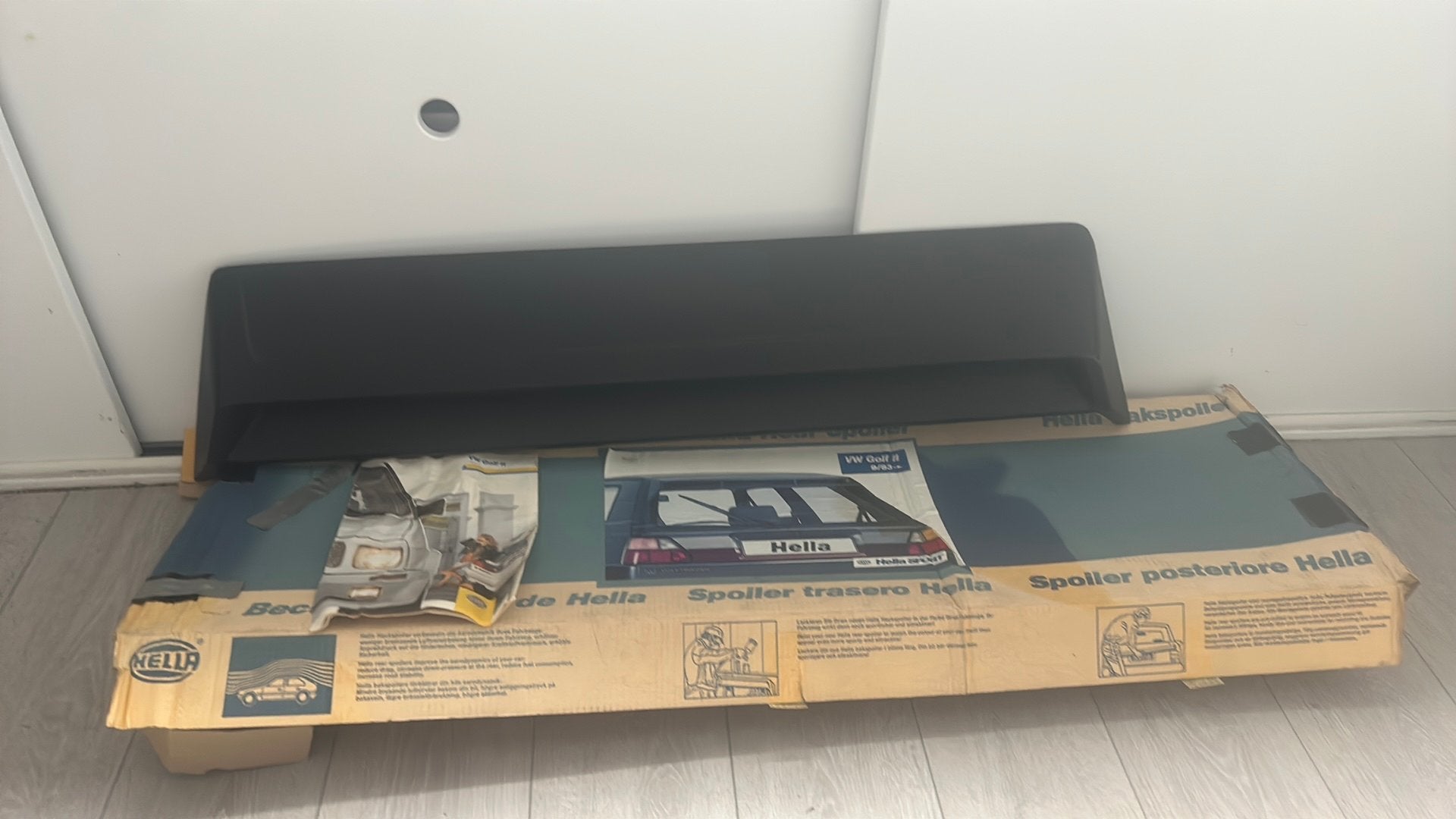 Hella spoiler NOS golf mk2 golf 2 uniek nieuw in doos, Ophalen of Verzenden