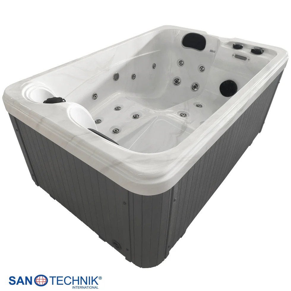 Luxe Spa | 21 Massagejets | 2 Pers. | 230V | Gratis Levering, Tuin en Terras, Bubbelbaden en Hottubs, Ophalen of Verzenden, Nieuw
