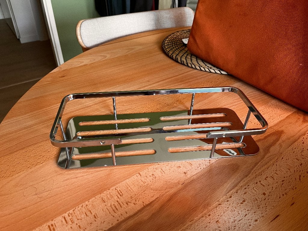 Douchemandje | Hornbach | REIKA Korf Dewa chroom, Minder dan 50 cm, Overige typen, Nieuw, Ophalen of Verzenden