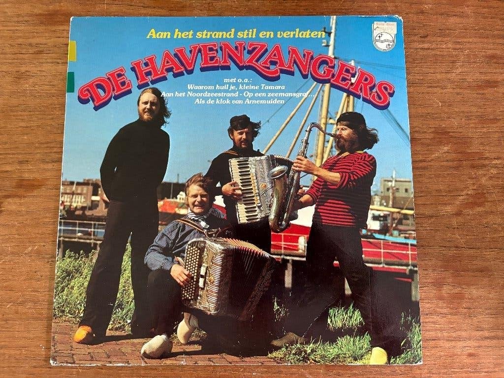 LP De Havenzangers Aan het strand stil en verlaten, LP, Gebruikt, Ophalen of Verzenden, Levenslied of Smartlap