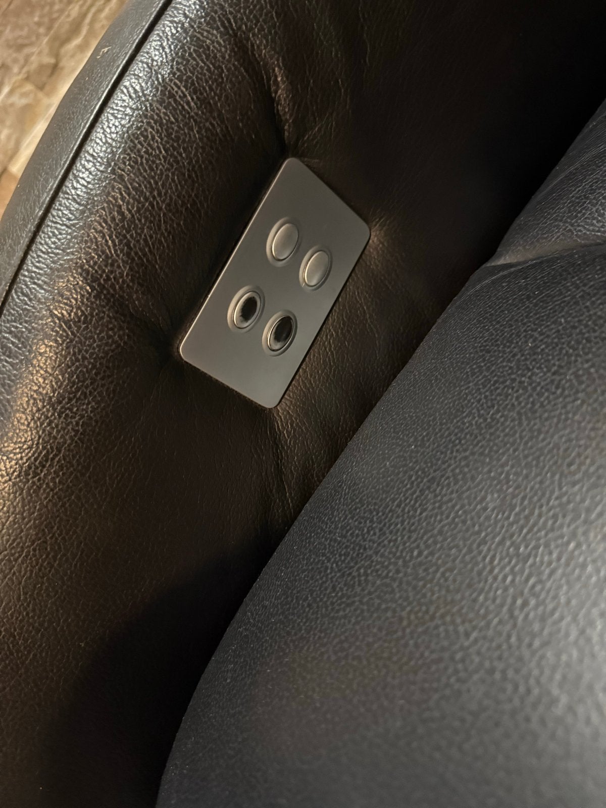 Leren Relaxfauteuil - elektrisch, Gebruikt, ., Leer, Ophalen of Verzenden