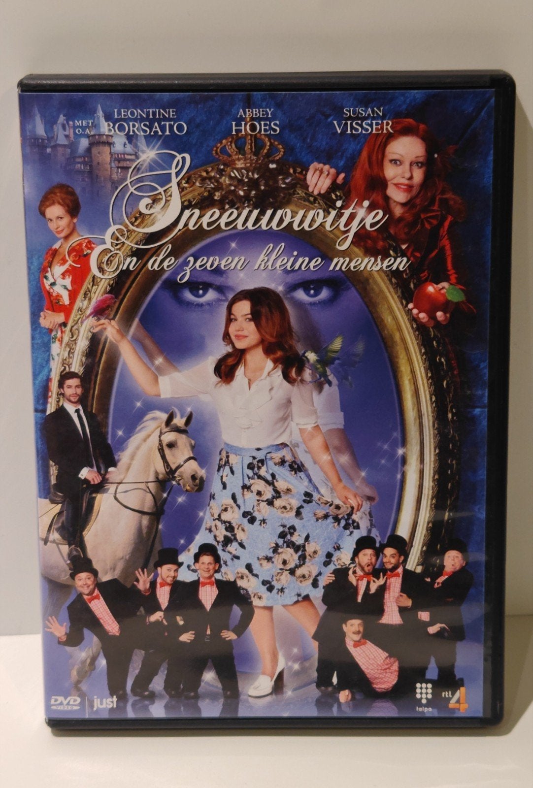 Sneeuwwitje de zeven kleine mensen DVD Visser Borsato Hoes, Alle leeftijden, Ophalen of Verzenden, Gebruikt, Overige genres