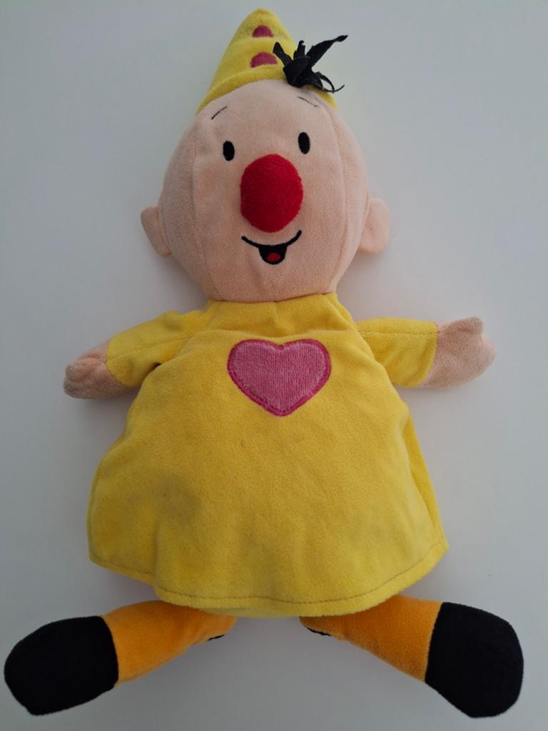 Bumba knuffel met knispervoetjes, piephandjes en rammelaar, Gebruikt, Overige merken, Met geluid, Overige typen