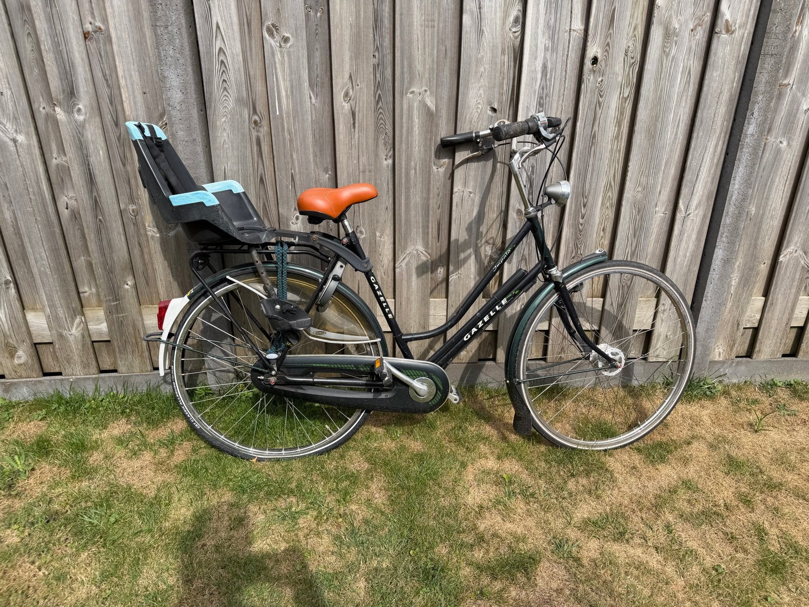 Gazelle Impala damesfiets met kinderzitje en 7 versnellingen, Fietsen en Brommers, Fietsen | Dames | Damesfietsen, Ophalen, Gebruikt
