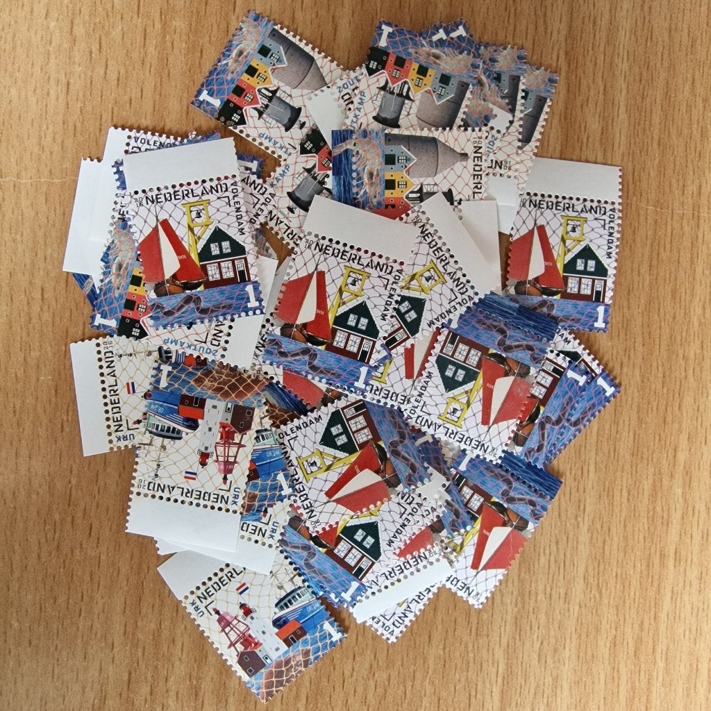50x Tarief 1 nominaal frankeergeldig €70,-. Kleinformaat., Ophalen of Verzenden, Na 1940, Postfris
