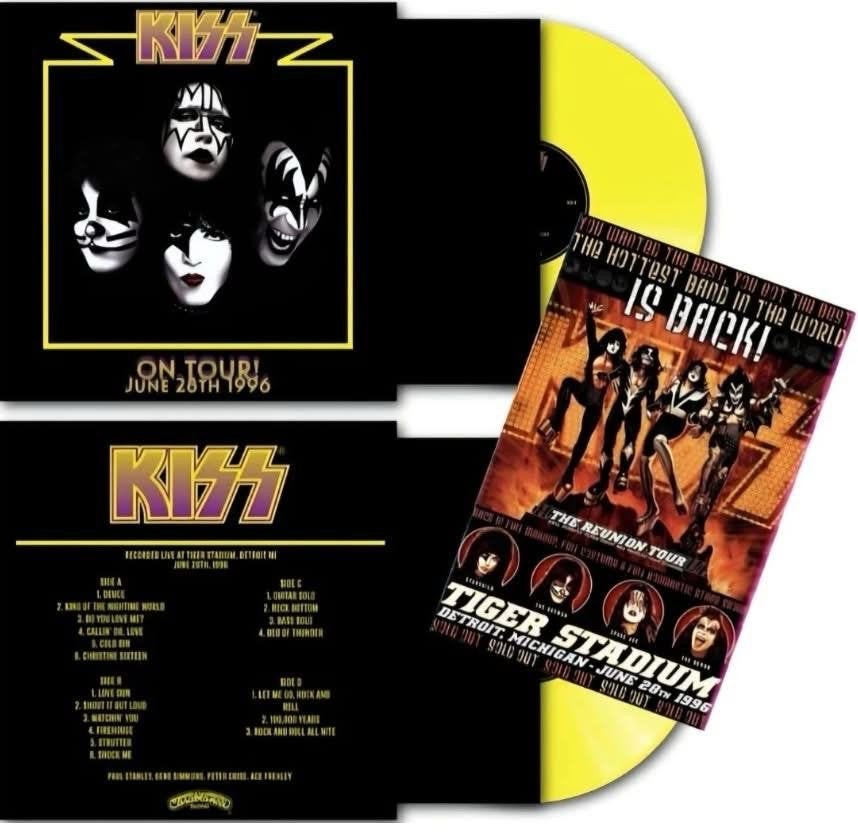 KISS 2 lp On Tour! June 28th 1996 plus poster SEALED, Verzamelen, Ophalen of Verzenden, Nieuw, Cd of Plaat