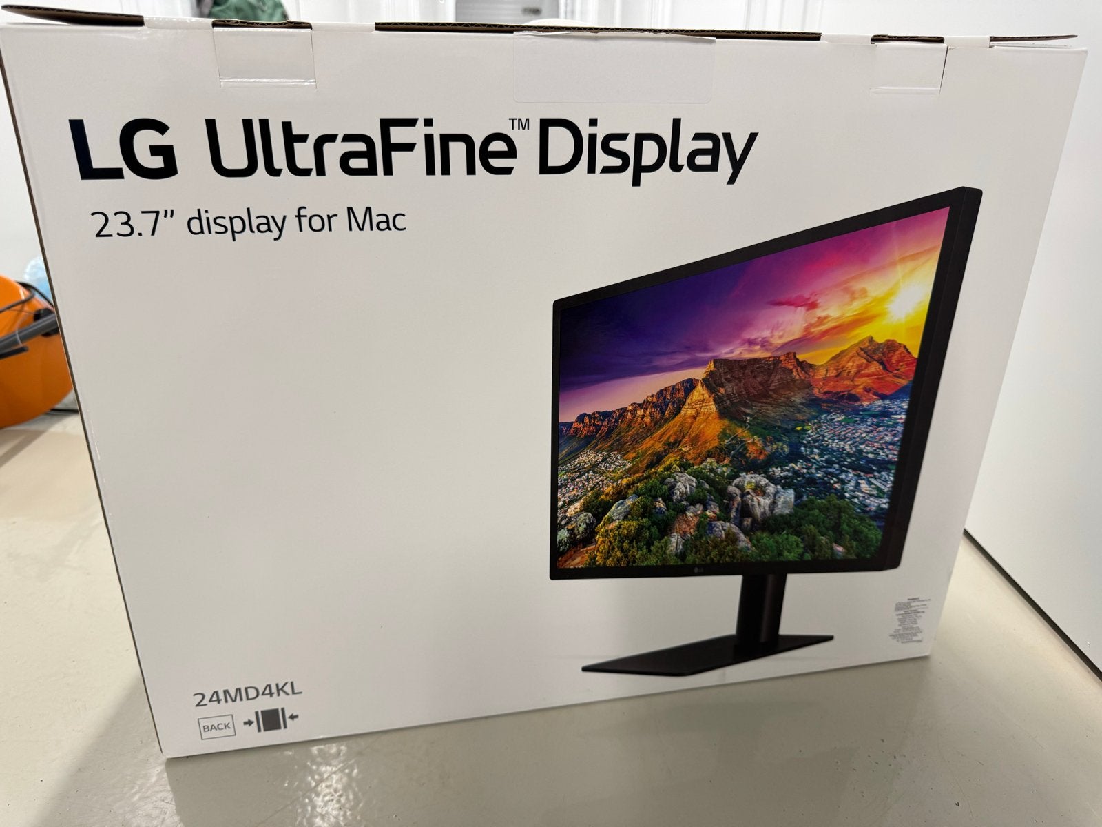 LG UltraFine Display 23.7" 4K Monitor voor Mac, Computers en Software, Monitoren, IPS, Ophalen of Verzenden, USB-C, Onbekend