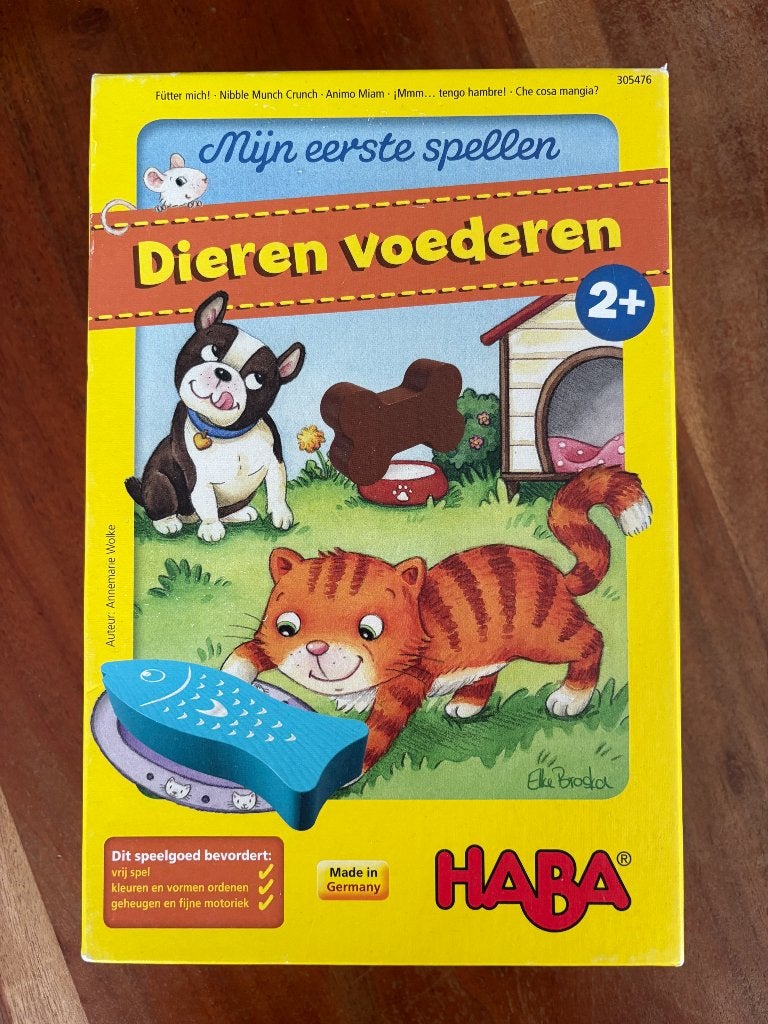 Haba mijn eerste spellen Dieren voederen 2+, Ophalen of Verzenden, Zo goed als nieuw, Ontdekken