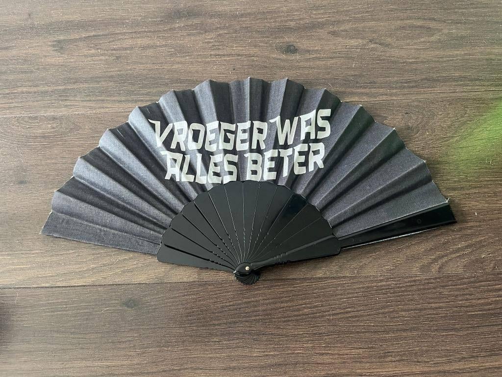 Vroeger was alles beter Hardstyle merchandise waaier, Ophalen of Verzenden, Gebruikt, Overige typen