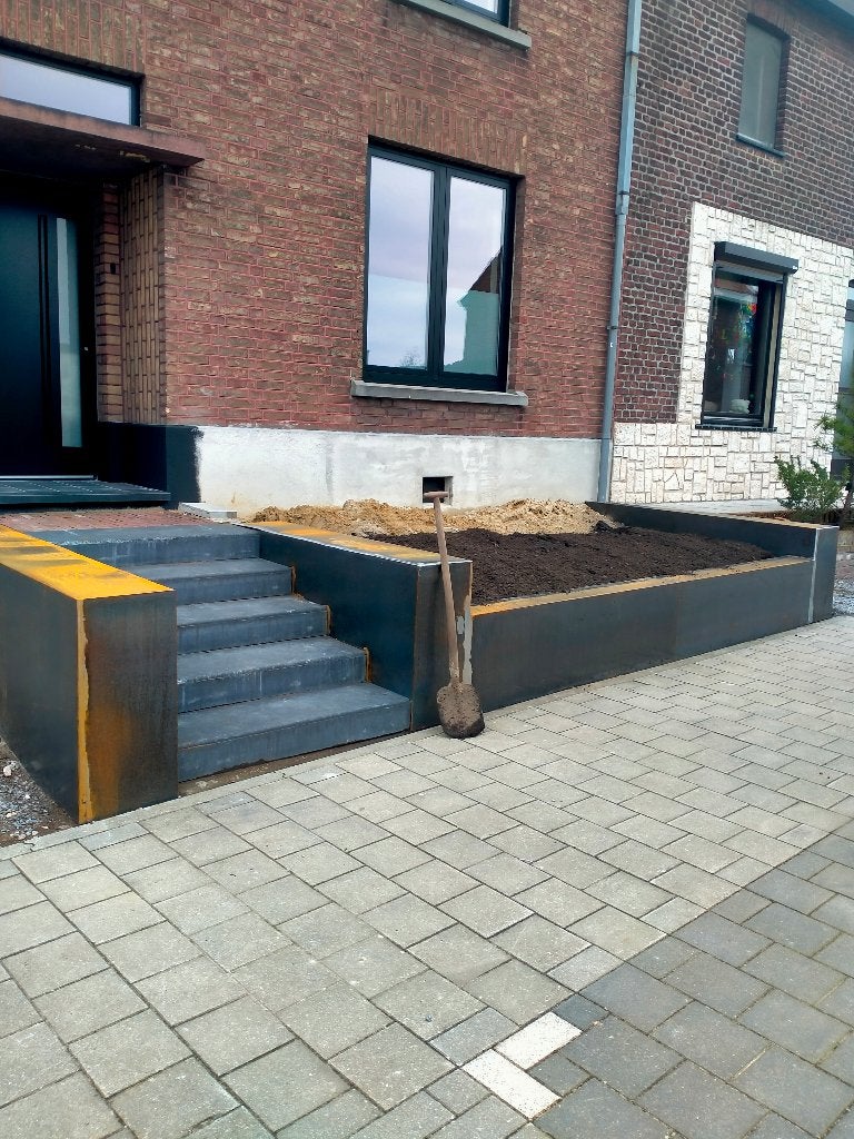 Cortenstaal bloembakken 200*40*40 €220 ook maatwerk, Tuin en Terras, Bloembakken en Plantenbakken, 100 cm of meer, Vierkant, Nieuw