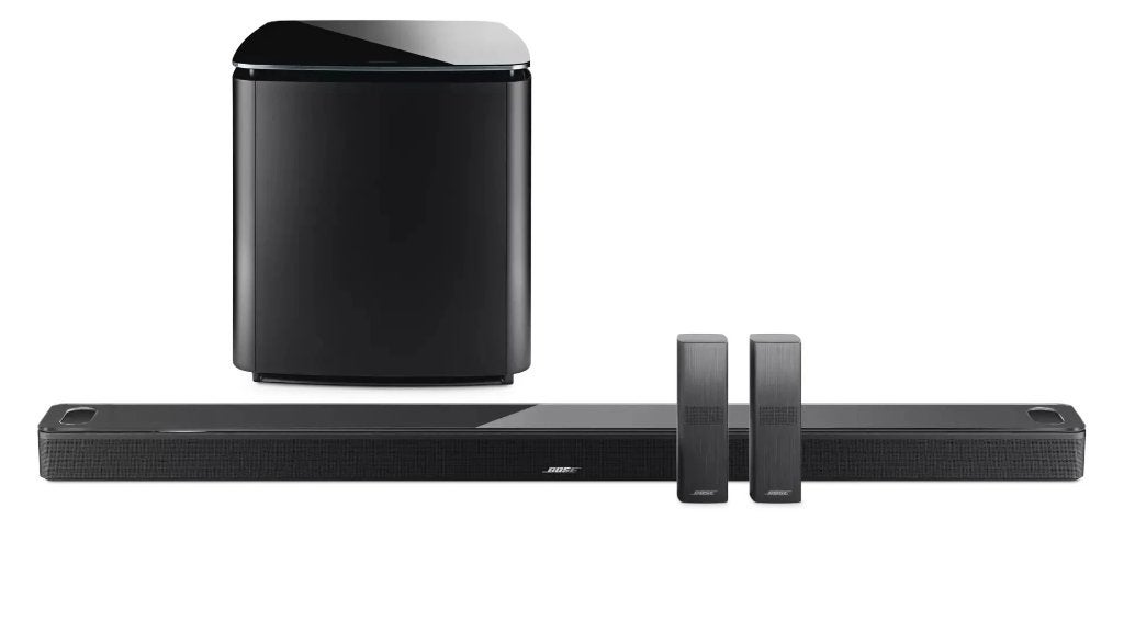 Bose Smart Ultra Soundbar + subwoofer + surround speakers, Ophalen, Met externe subwoofer, Gebruikt