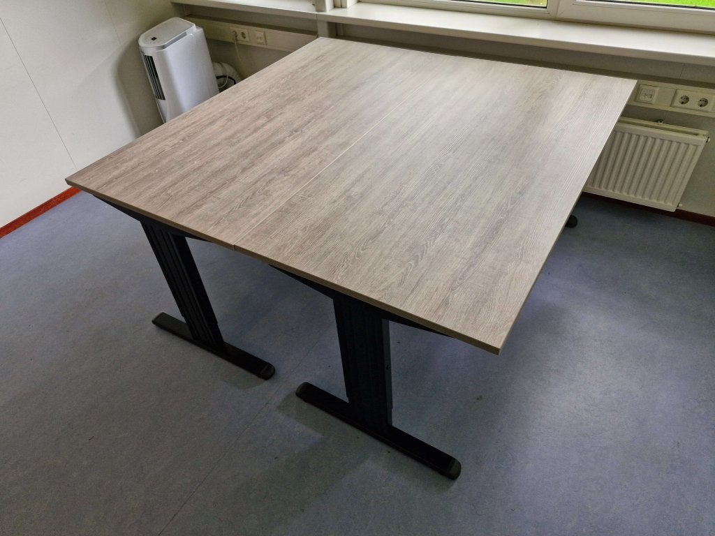 Kantoor bureau hoogte instelbaar zwart frame ( 20x ) 160x80, Niet ingevuld, Niet ingevuld, In hoogte verstelbaar, Ophalen of Verzenden
