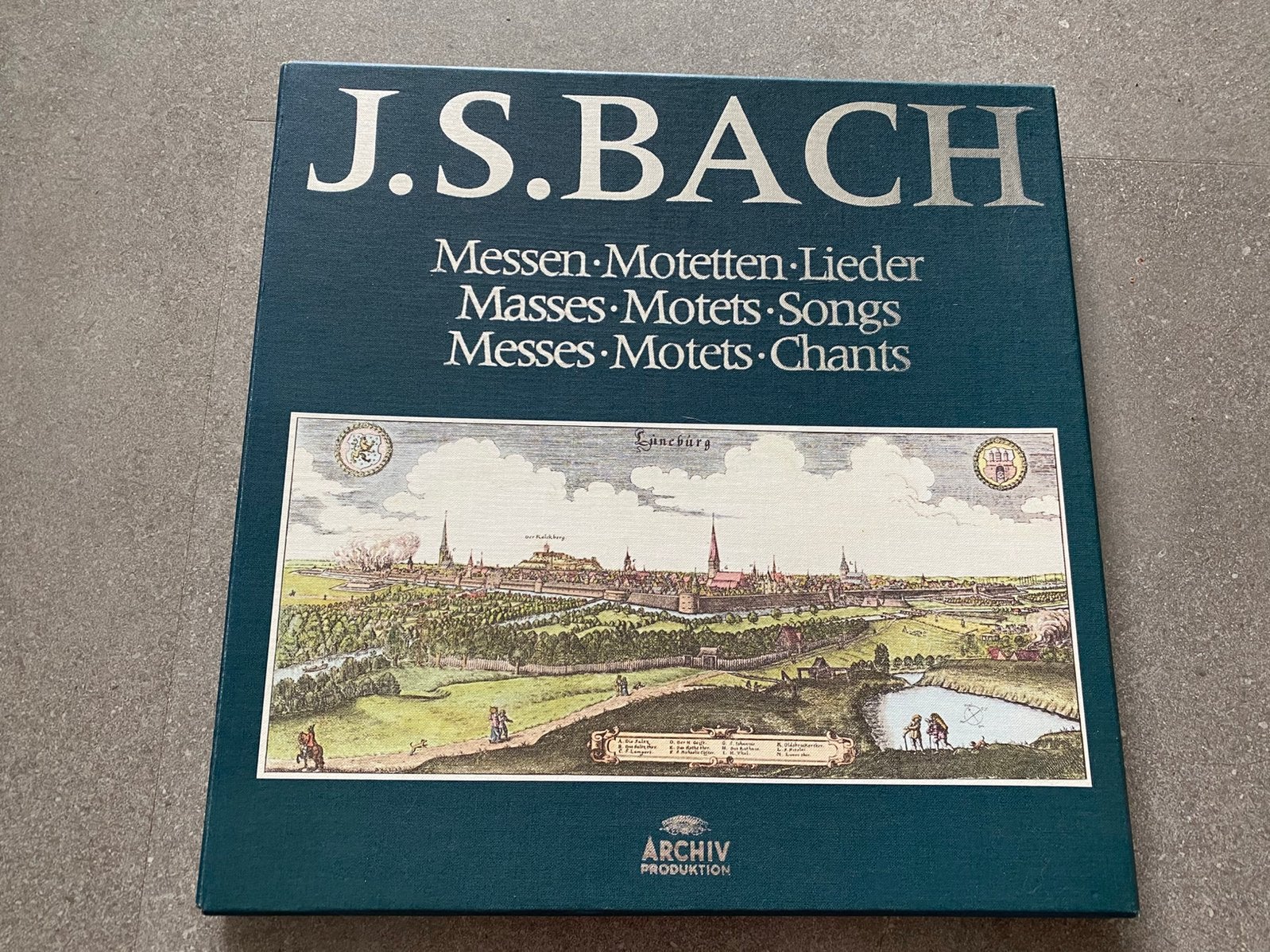J.S. Bach - Messen, Motetten, Lieder (Luxe LP Boxset), Cd's en Dvd's, Vinyl | Klassiek, Ophalen, Barok, 12 inch, Bach