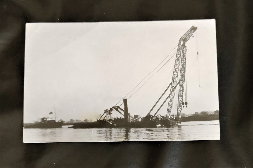 Oude foto Stoompontje Beverwijk Assendelft Fotograaf J Mol, 1960 tot 1980, Foto, Ophalen of Verzenden, Zo goed als nieuw