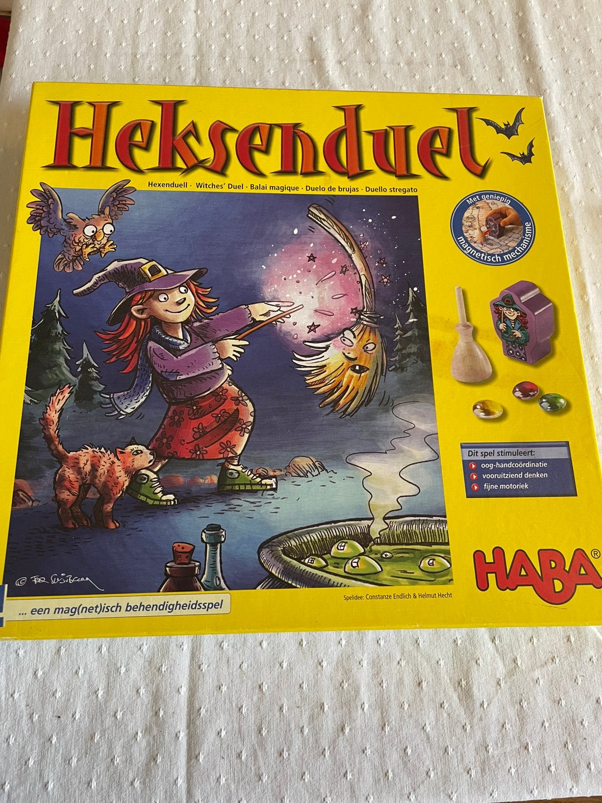Heksenduel, Hobby en Vrije tijd, Gezelschapsspellen | Kaartspellen, Ophalen of Verzenden, Zo goed als nieuw