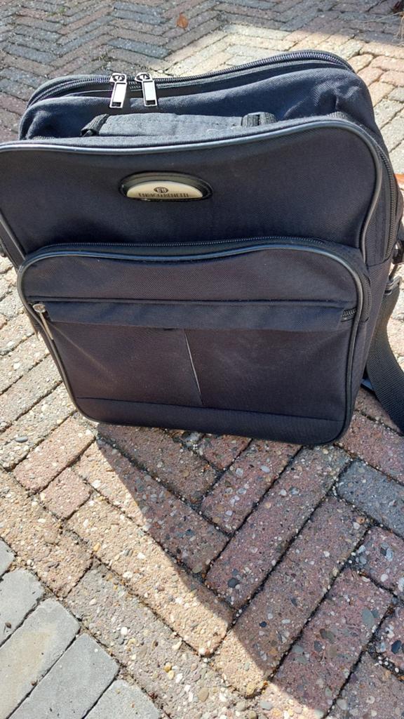 Enrico Benetti schoudertas zwart compact, Sieraden, Tassen en Uiterlijk, Tassen | Schoudertassen, Ophalen, Gebruikt, Zwart, Overige merken