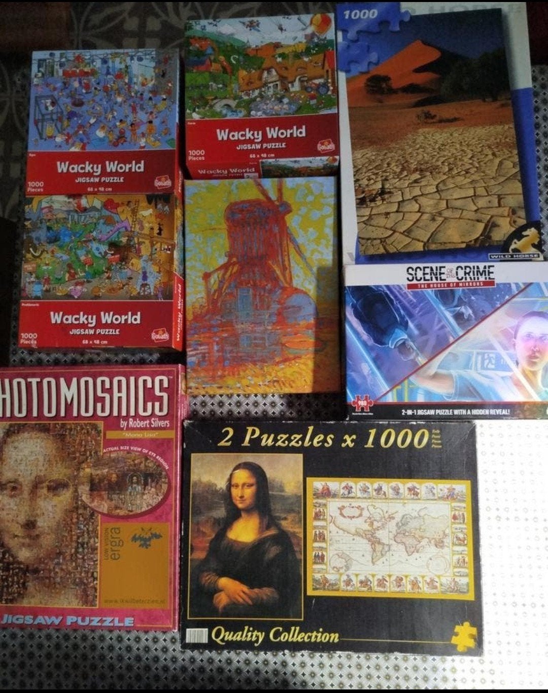 puzzels, 1000 stukjes, Ophalen of Verzenden, Zo goed als nieuw